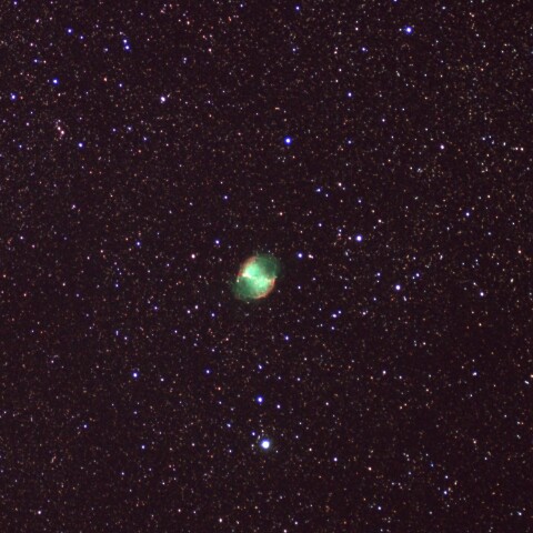 M27 あれい星雲　平沢ダム　AZ-GTiで撮る