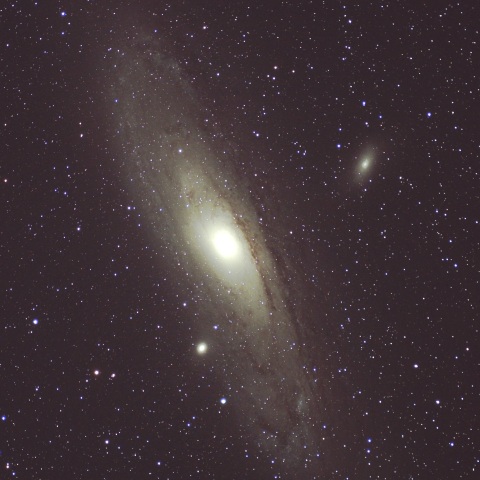 M31アンドロメダ座銀河　平沢ダム　AZ-GTiで撮る