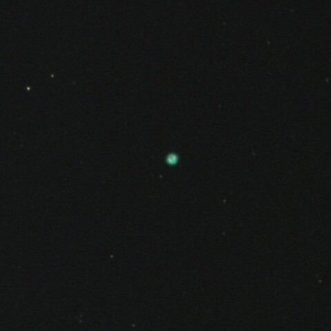 NGC7662青い雪玉星雲、光害地鎌ヶ谷自宅で改造R130sfで撮影