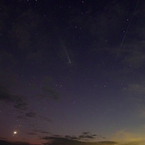 C/2023 A3の三者共演