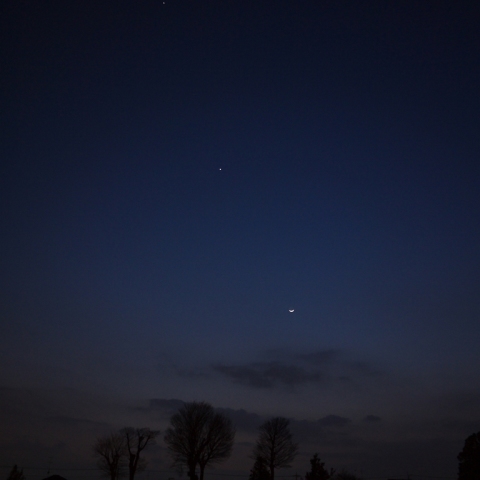 宵の三天体