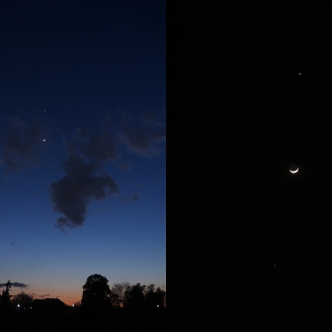 宵の三天体