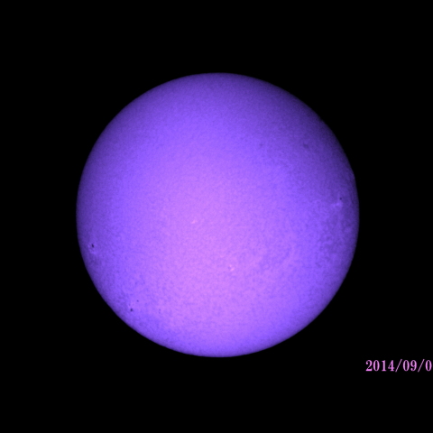 太陽 2014/09/06 (2/5) HαB 