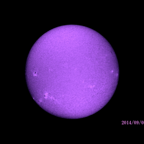 太陽　2014/09/07　(2/5)  HαB 