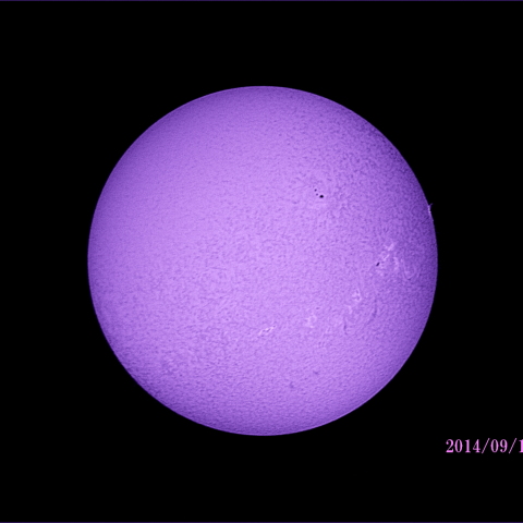 太陽　2014/09/13 (2/5) HαB