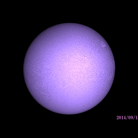 太陽　2014/09/16 (2/5)  HαB