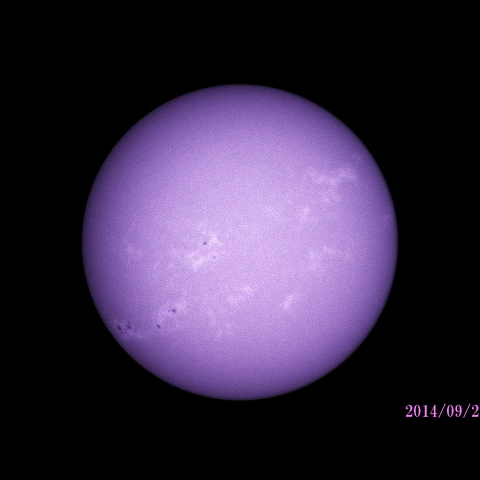 太陽　2014/09/22  (3/5) CaK