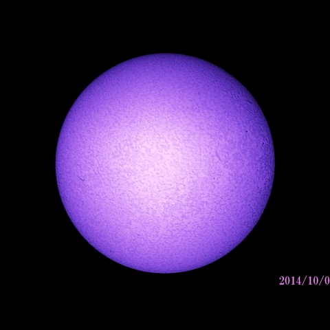 太陽 2014/10/07 (2/5) Hα B