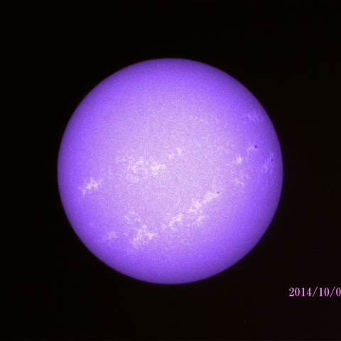 太陽　2014/10/07 (3/5) CaK