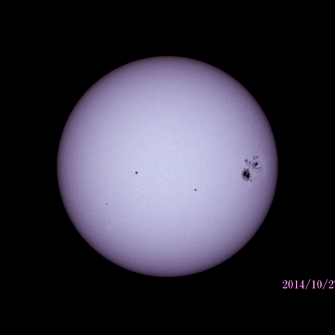 太陽　2014/10/27 (4/5) ND