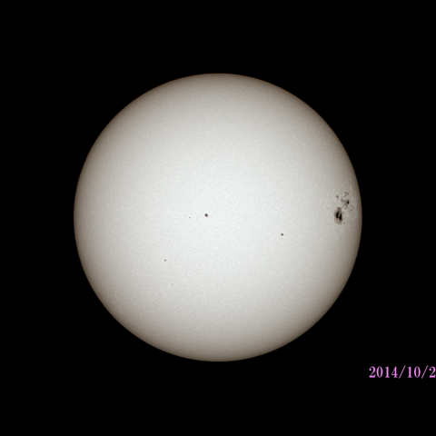 太陽　2014/10/28 (4/5) ND