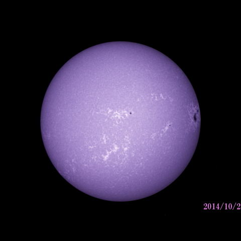 太陽　2014/10/29 (3/6) CaK 