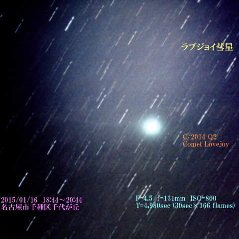 ラブジョイ彗星　2015/01/16