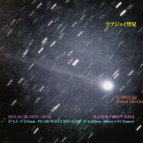 ラブジョイ彗星　2015/01/20