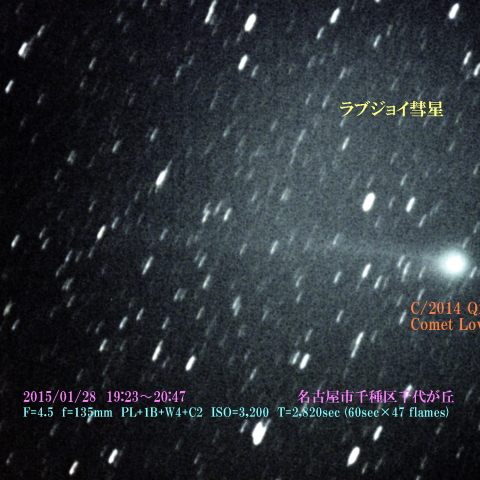 ラブジョイ彗星　2015/01/28