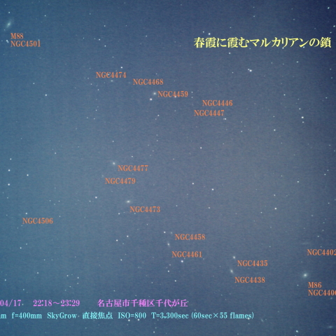 春霞に霞むマルカリアンの鎖