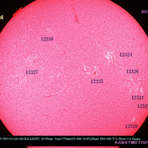太陽の活動領域