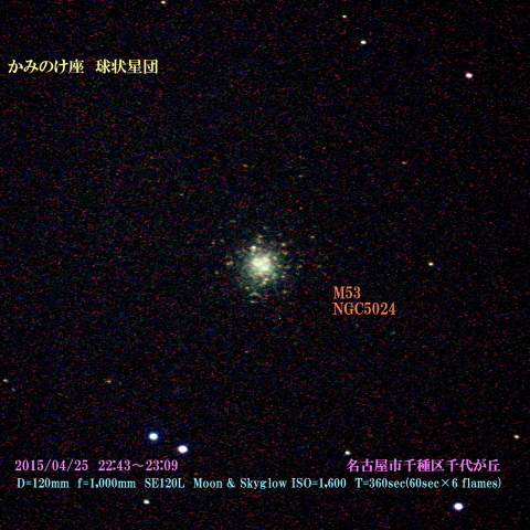 かみのけ座　球状星団