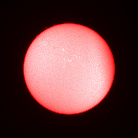 太陽　2016/04/30  Hα