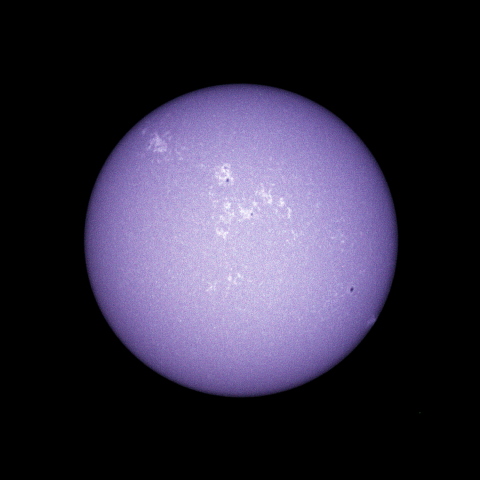 太陽の高温部の分布　2016/04/30 CaK