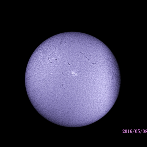 太陽　2016/05/08 HαB