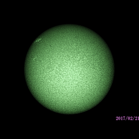 太陽　2017/02/21 HαG