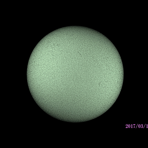太陽　2017/03/16 HαG