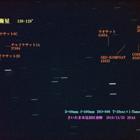 静止衛星　130-128°
