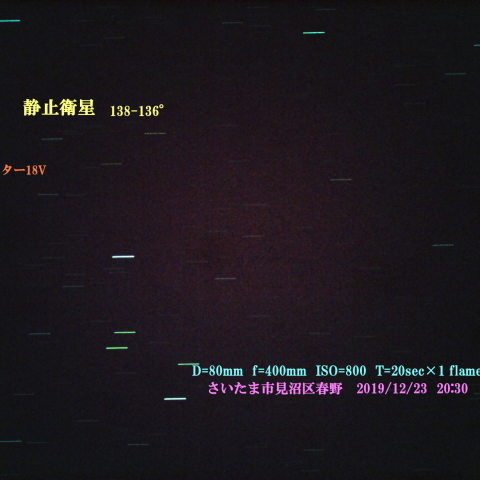 静止衛星 138-136°