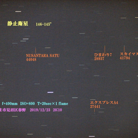 静止衛星 146-145°