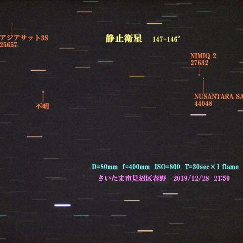 静止衛星 147-146°