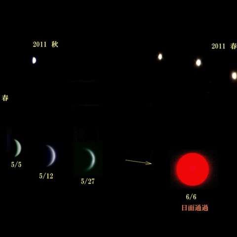 金星　日面通過までカウントダウン　5/27　経過図