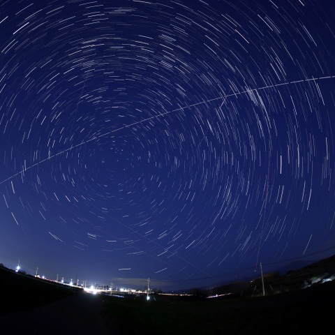 ISSとイリジウムフレア