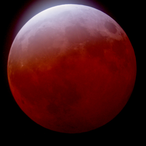 小樽で見られた皆既月蝕