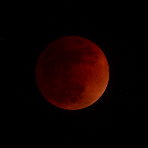 最大食分近い皆既月食