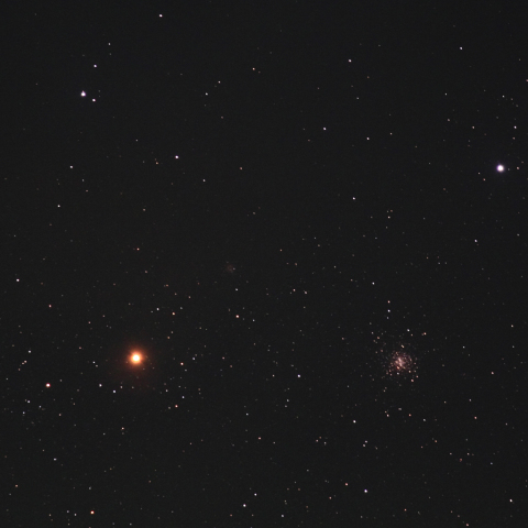 アンタレスと球状星団M4
