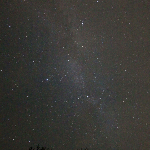 夏の大三角と天の川