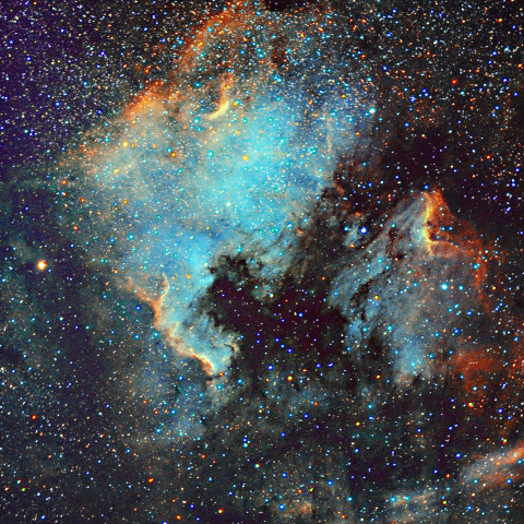 北アメリカ星雲とペリカン星雲