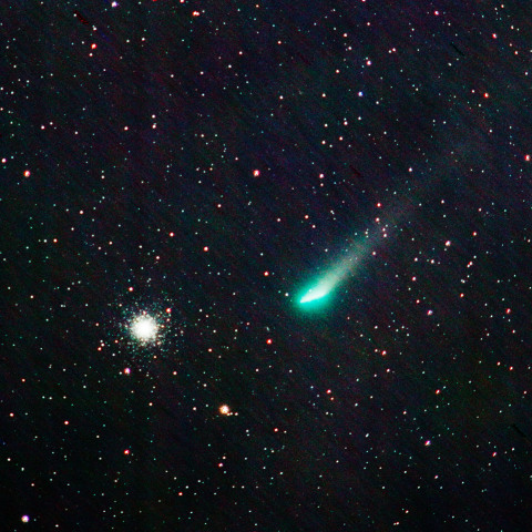 レナード彗星とM3