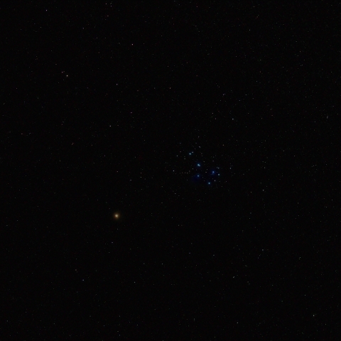 2021/03/03 火星とプレアデスの接近