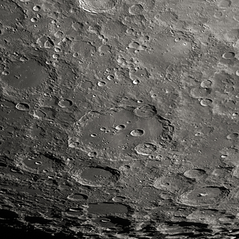 月齢11.4 クラビウス周辺 20151024