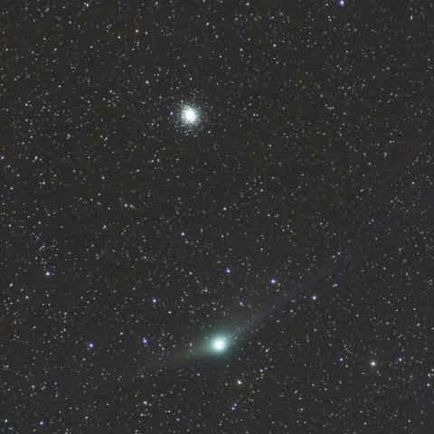 2月2日のギャラッド彗星とM92