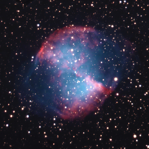 住宅街から撮影したM27