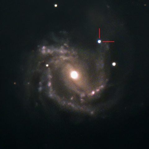 住宅街から撮影したM61の超新星