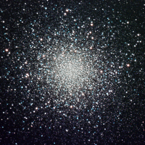 住宅街から撮影した ヘルクレス座 球状星団 M13