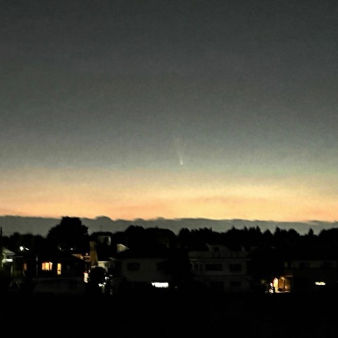 紫金山・アトラス彗星 (スマホで撮る星々)