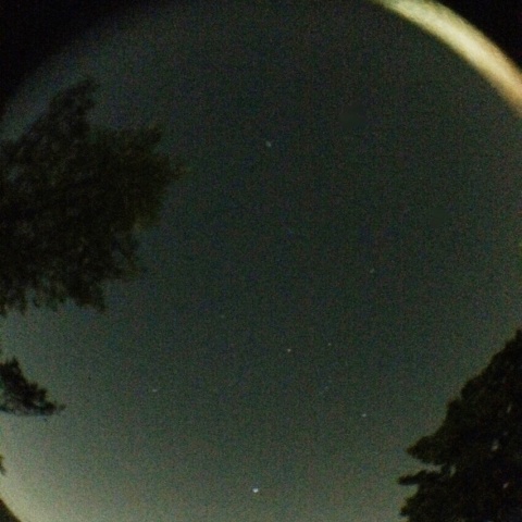 オリオン座流星群の夜