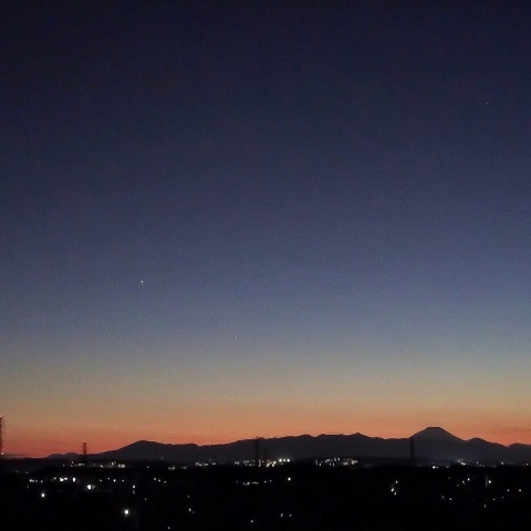 月・土・金・木 (スマホで撮る星々)