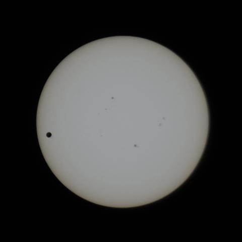 金星の太陽面通過（福岡）