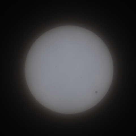 金星の太陽面通過（福岡）その２